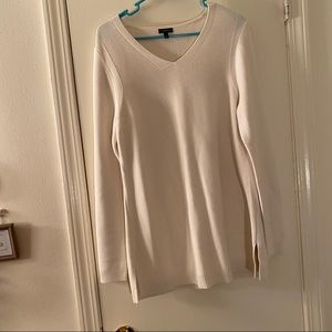Talbots White Sweater Large